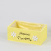 Porta vaso rettangolare legno Flowers