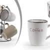 Set 4 tazze mug con stand