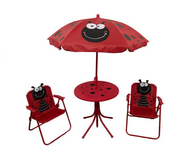 Set Bimbi  4 pezzi decoro coccinella