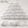 Barattolino pvc con tappo bianco e/o trasparente pz.50