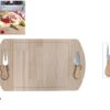 Tagliere legno 39,5x23 con 2 coltellini
