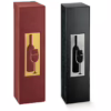 Cantinetta cartone 1 posto stampa/caldo nera 6 pz