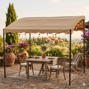 Gazebo Georgia mt.2.5 x 3 mt h 2.5 acciaio