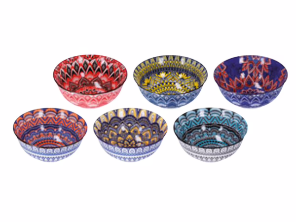 Set 2 Ciotole In Ceramica Linea Marrakech