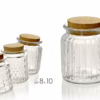 Barattolo 125 ml con tappo in sughero 3 pz