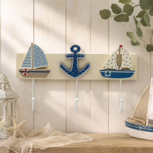 Appendino in legno linea mare 3 posti