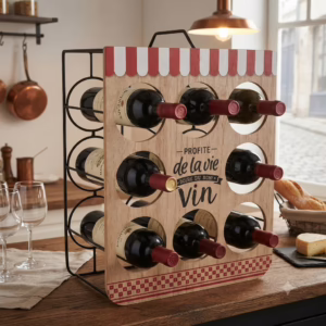 Portabottiglie In Legno Linea Bistrot 8 Posti