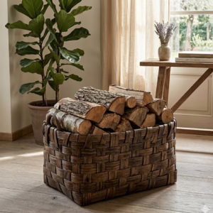 Cesta in castagno alta noce