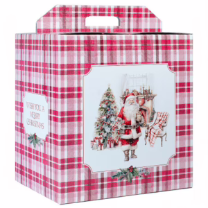 Box Panettone e bottiglia 4 Pz