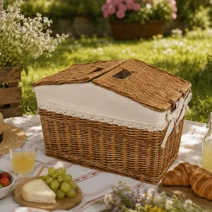 Cesto Picnic in Vimini Intero Bollito – Tradizione e Praticità