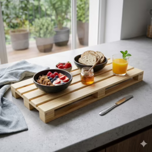 Vassoio Decorativo a Forma di Mini Bancale