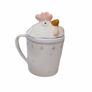 Tazza gallina in ceramica