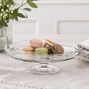 Alzata In Vetro Rotonda