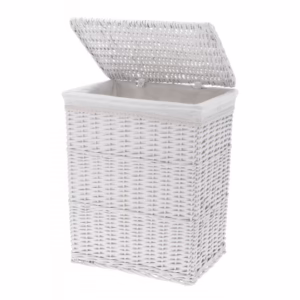 Portabiancheria Rettangolare Janne in Salice – Eleganza e Ordine